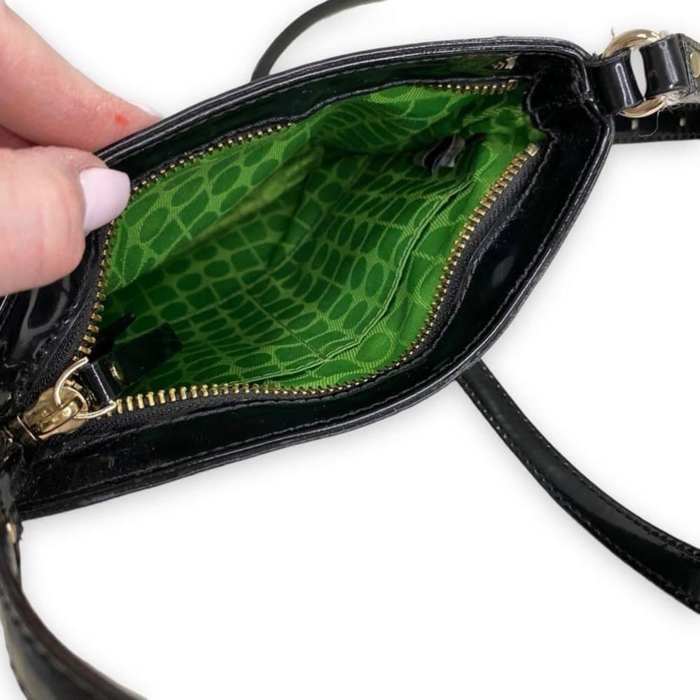Kate Spade -Black/Cream Geometric Crossbody - Picture 8 of 13